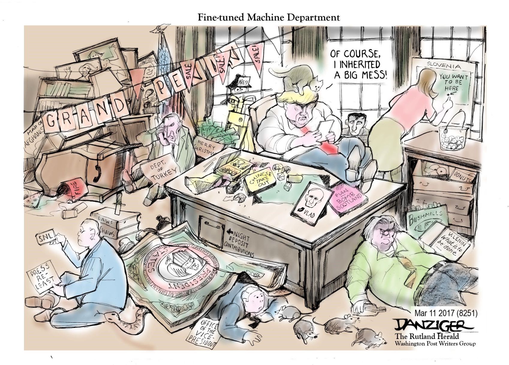 Jeff Danziger editorial cartoon